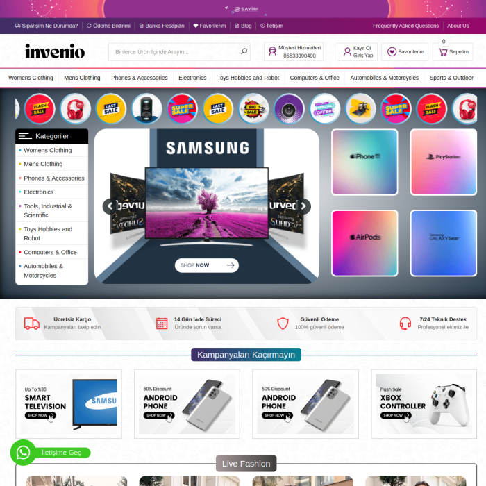 invenio.Agency Web Yazılım 05533390490