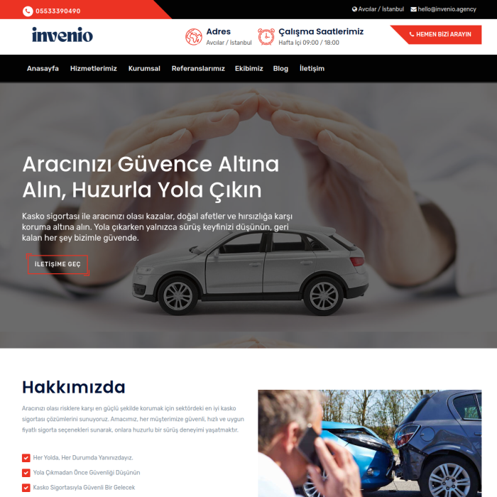 invenio Agency Web Yazılımları 0553 339 0490