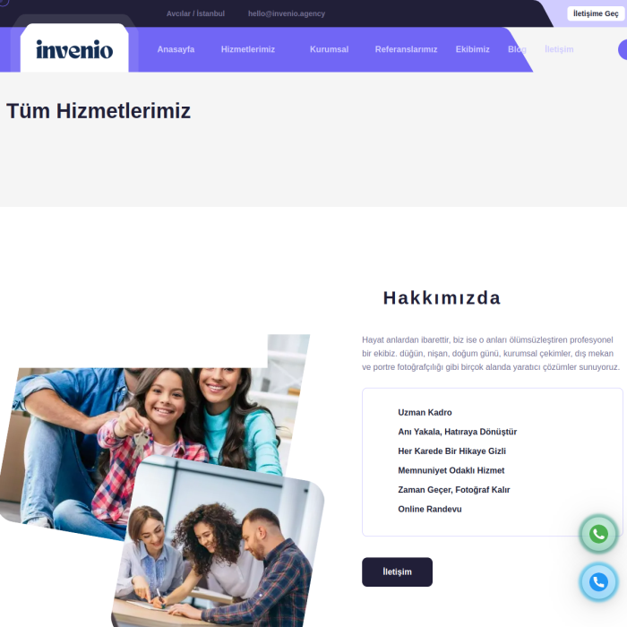 invenio Agency Web Yazılımları 0553 339 0490