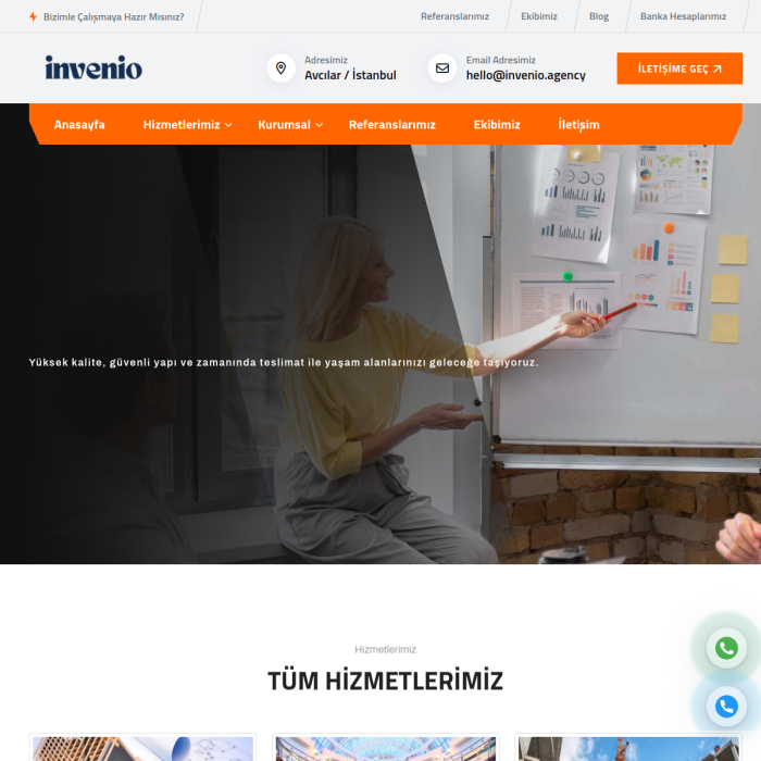 invenio Agency Web Yazılımları 0553 339 0490