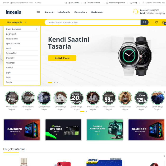 invenio Agency Web Yazılımları 0553 339 0490