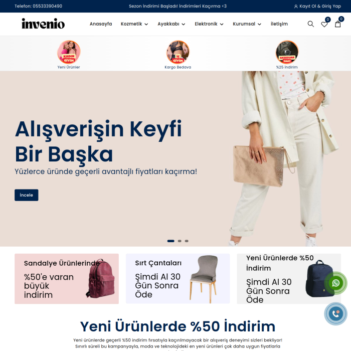 invenio.Agency Web Yazılım 05533390490