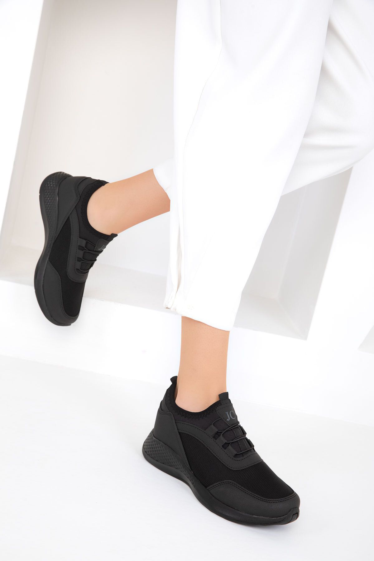 Siyah Kadın Sneaker 15226