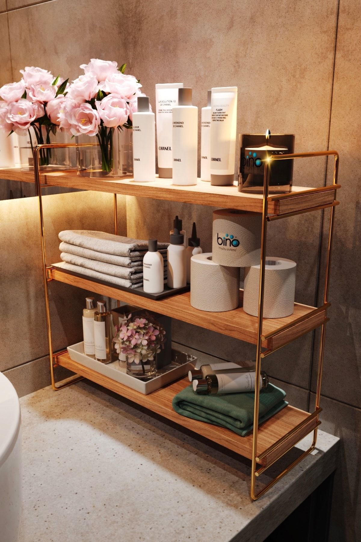 Masa Üstü güncelleyici Organizer Mutfak-Banyo Rafı Kitaplık